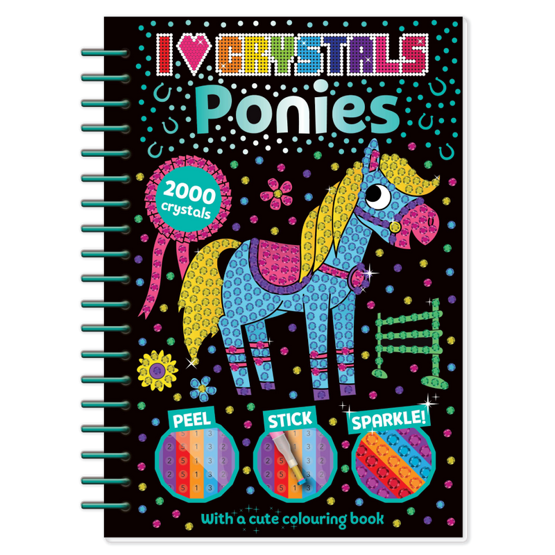 I Love Crystals Book: Ponies