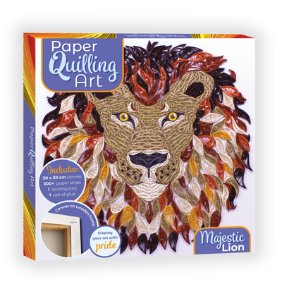Paper Quilling Art Kit: Majestic Lion