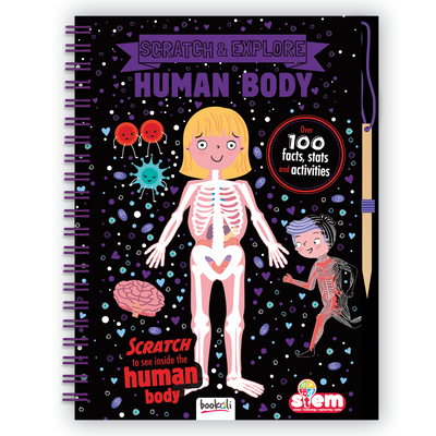 Scratch & Explore Book: Human Body