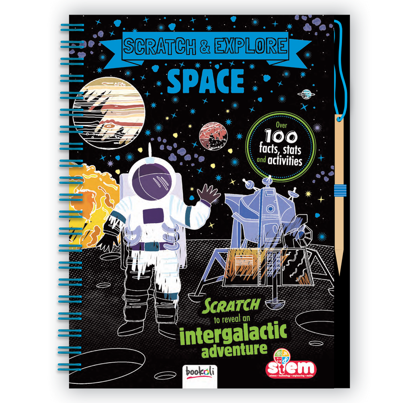 Scratch & Explore Book: Space