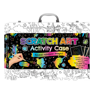 Colour-In Carry Case: Scratch Art Activity Case