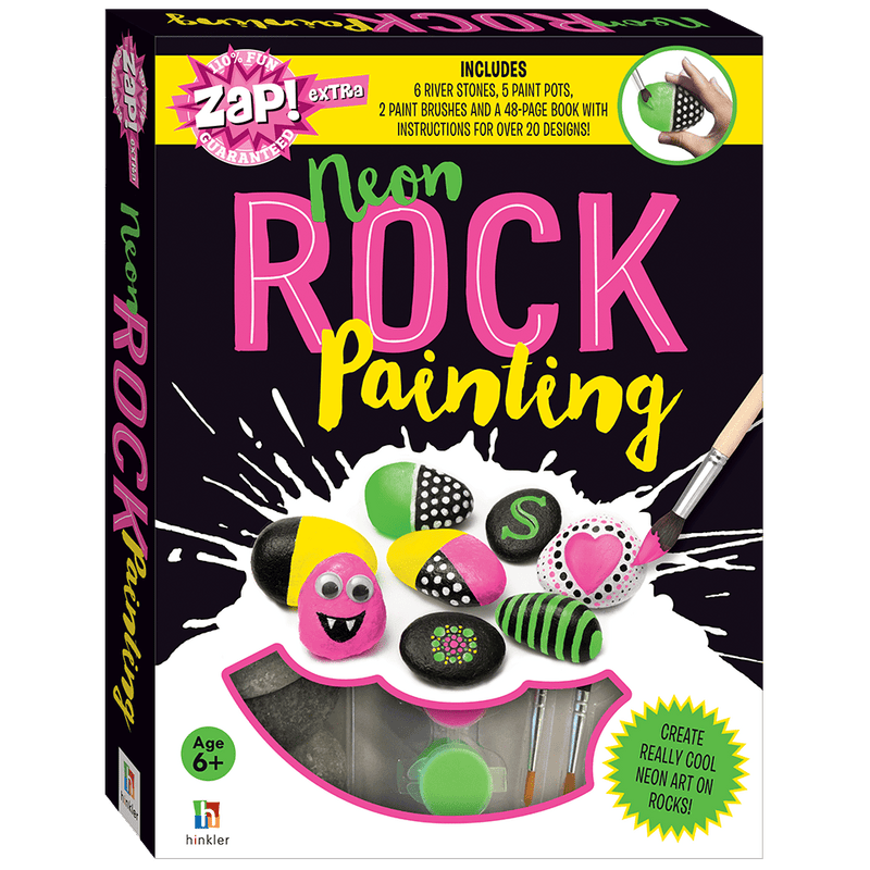 Zap! Extra Neon Rock Painting