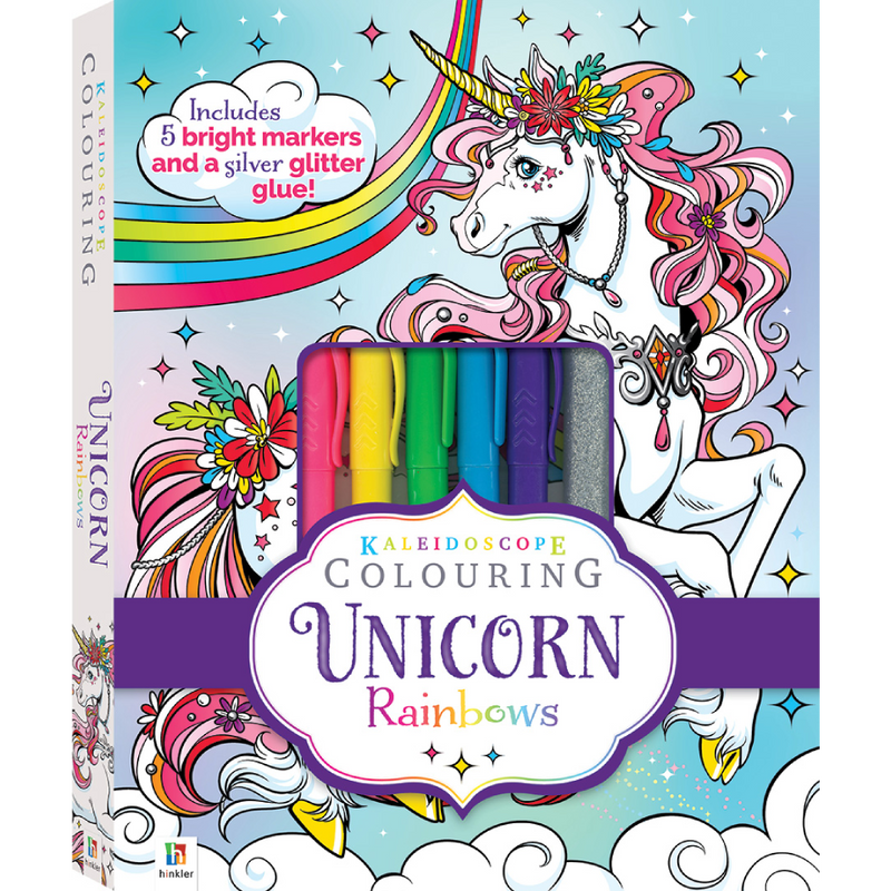 Kaleidoscope Colouring Kit: Unicorn Rainbows