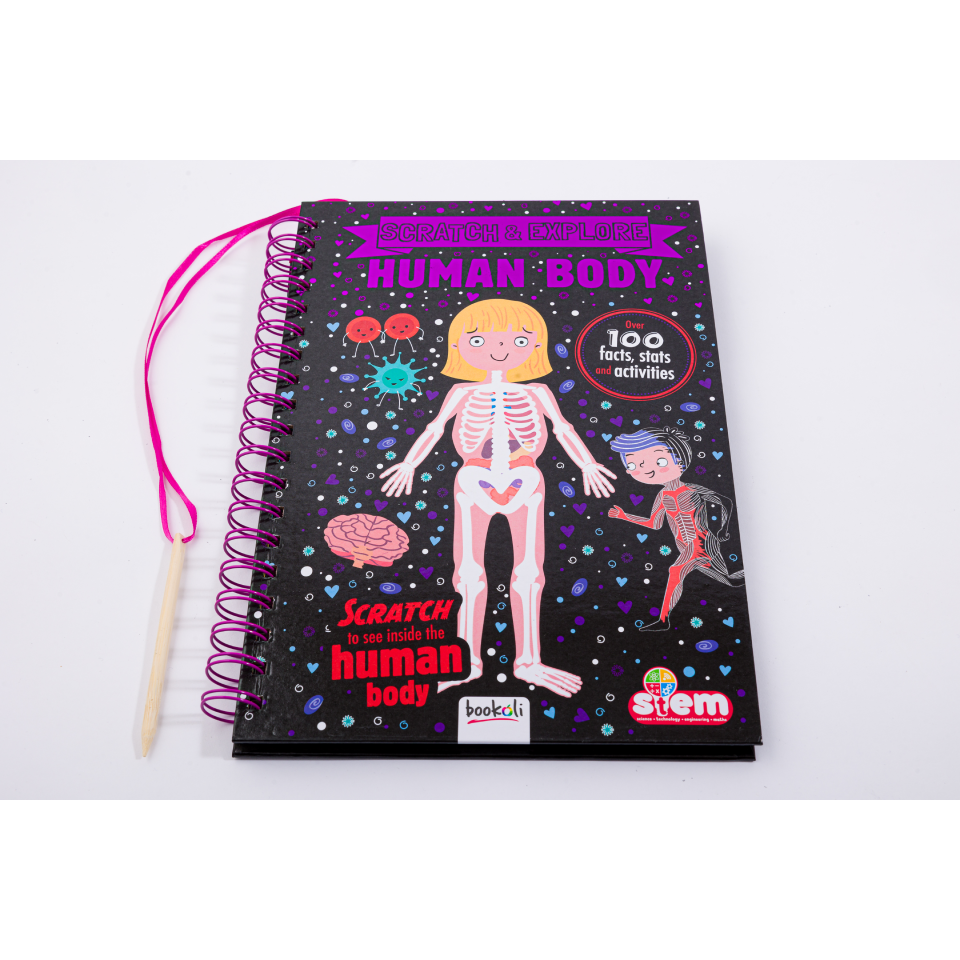Scratch & Explore Book: Human Body – CuriousUniverse