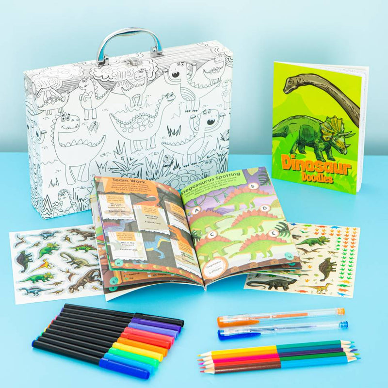 Colour-In Carry Case: Dinosaur Activity Case