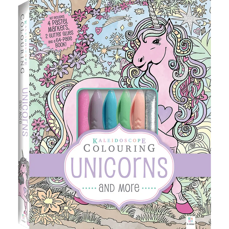 Kaleidoscope Colouring Kit: Unicorns and More